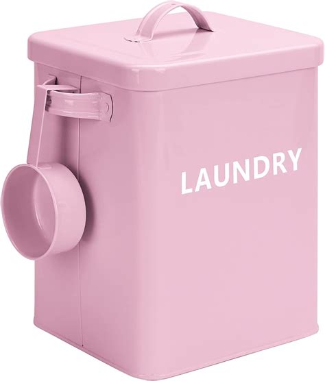 washing powder box metal|metal laundry powder storage container.